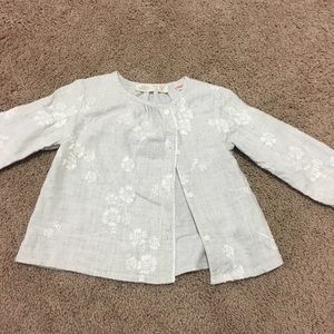 Zara babyGirl collection blouse 12-18M